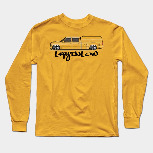 Multi-Color Body Option Apparel LayinLow Long Sleeve T-Shirt by JRCustoms44